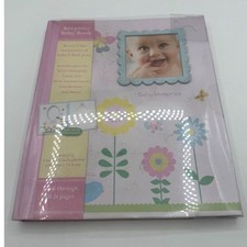 Vintage C.R. Gibson Stepping Stone Baby Keepsake Book Pink 24 pgs. Girl NOS