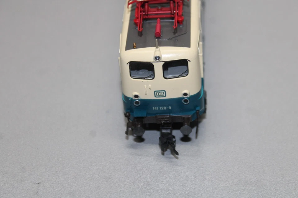 Fleischmann FMZ Elok Baureihe 141 128-9 DB blau/beige Spur H0 #M487 - Bild 2 von 4