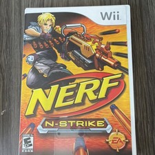 EA Nerf N-Strike Nintendo Wii Manual Shooter Action NTSC-U/C E10+ 2008