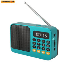 Handheld Rechargeable Digital FM USB TF MP3 Player Portable Radio Music Player S