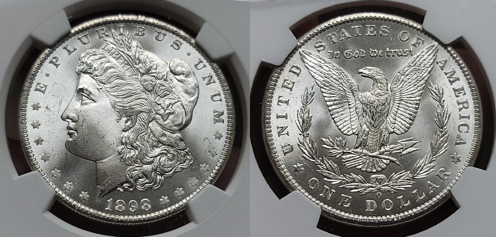 1898-O $1 MS66+ NGC