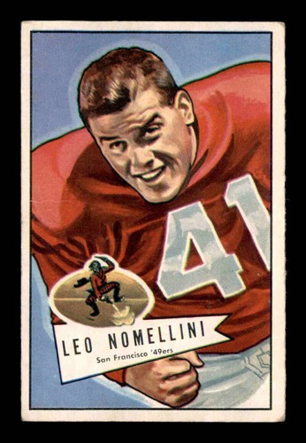 Leo Nomellini #125 1952 Bowman Large card