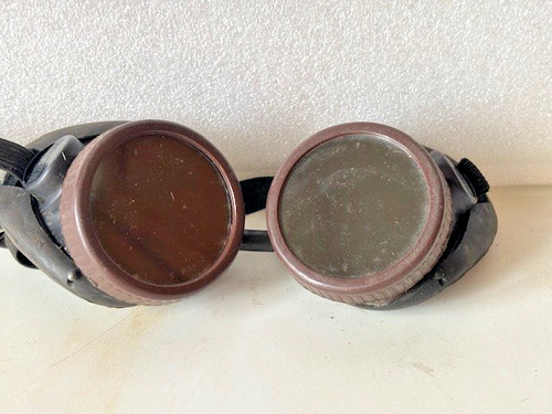 Vintage Wilson Safety Glasses Welder/Motorcycle Goggles