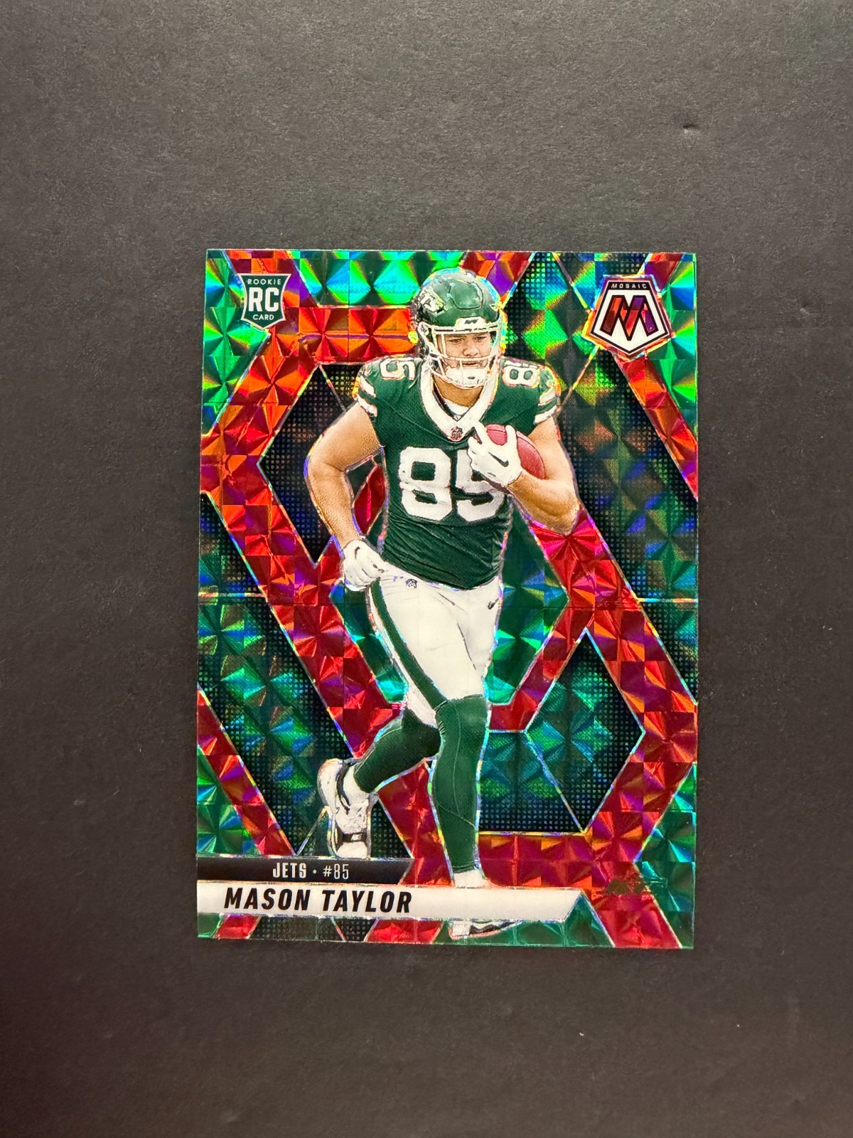 Mason Taylor 2025 Panini Mosaic Rookie Red and Green Choice #324