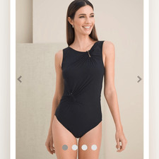 NEW MiracleSuit AMORESSA U Turn Uhura Black One Piece Swimsuit Size 6