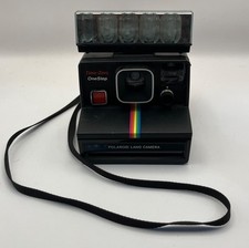 Vintage Polaroid Time-Zero OneStep Land Camera USA Made Uses SX-70 Film  Flash