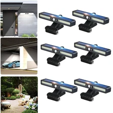 2-6x Weatherproof Bright LED Wireless Solar Powered Motion Sensor Security Lamp