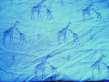 NoJo Serendipity Giraffe Print 100 Cotton Beige Fitted Crib Sheet
