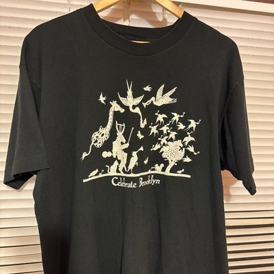 Vintage 80s/90s  Celebrate Brooklyn  Graphic Single Stitch T Shirt Size XL
