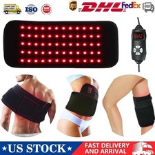660nm  850nm Near Infrared Light Therapy Belt Wrap Timer Remote Control 60LED