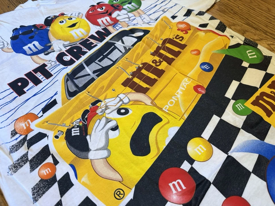 Camiseta Ernie Irvan M&M's Racing Team 1999 Vintage Estampada Completa Talla XL Foto 2 de 4