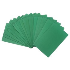 15 x Anodized Aluminum Business Card 0.8mm Laser Engrave Name Card Blanks Green