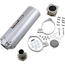 TRINITY RACING 1831-0977 TR-4176S Slip-On Muffler Muffler - Brushed