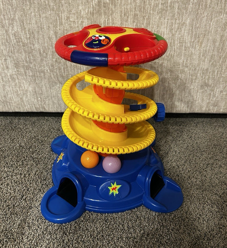 Fisher-Price Toddler Toy Ball Drop Spiral Ramp Retired/ Vintage Musical Toy