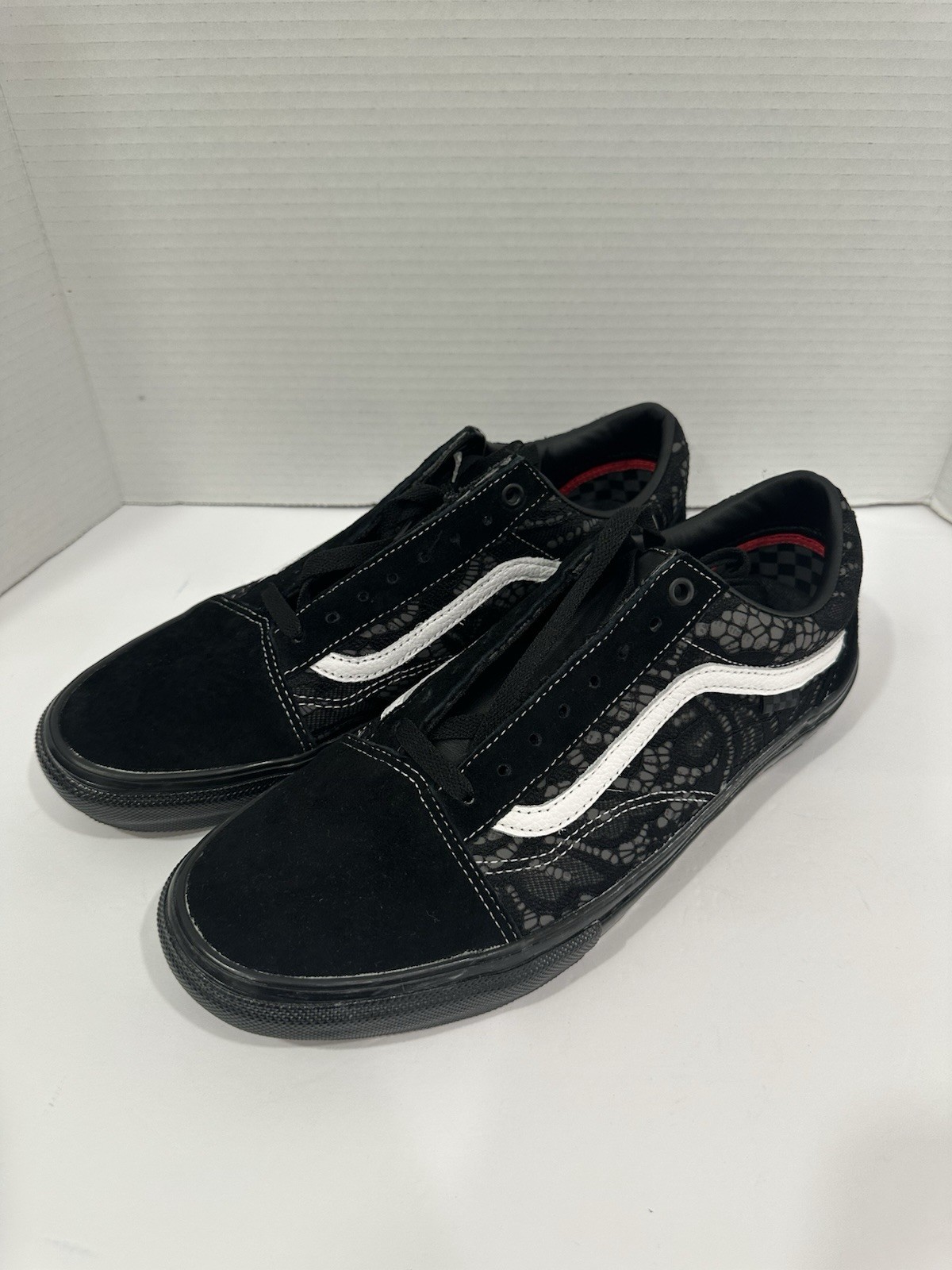 Premier x VANS Old Skool Black Laced Sneakers Shoe Mens Size 12 Rare