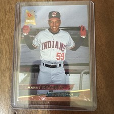 1993 Fleer Ultra #545 Manny Ramirez RC Cleveland Indians Rookie