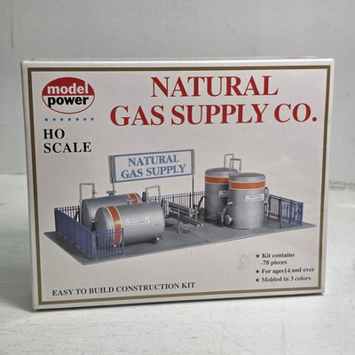 #ad HO 1:87 Scale Natural Gas Supply Company Kit Tanks Model Power #416 New Sealed $35.05