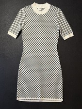 Abercrombie & Fitch Olive Knit Sweater Dress S Mini Bodycon Chic Downtown Preppy