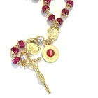 Saint JPII - St.John Paul II Pope - Blessed Rosary with Relic Ex-Indumentis