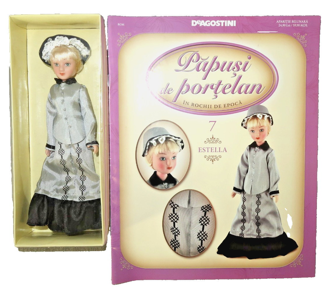 DeAgostini ESTELLA #7 Girl Doll LADIES OF THE ERA w Magazine GREAT EXPECTATIONS