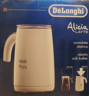 De'Longhi Alicia Latte EMF2.W elektrischer Milchaufschäumer & -wärmer weiß