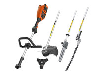 4-in-1 40V Cordless Garden Multi Tool Kit 2x20V Batteries Brushless Motor 900W