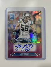2023 Panini Donruss Elite Luke Kuechly Autograph Purple /49 NFL