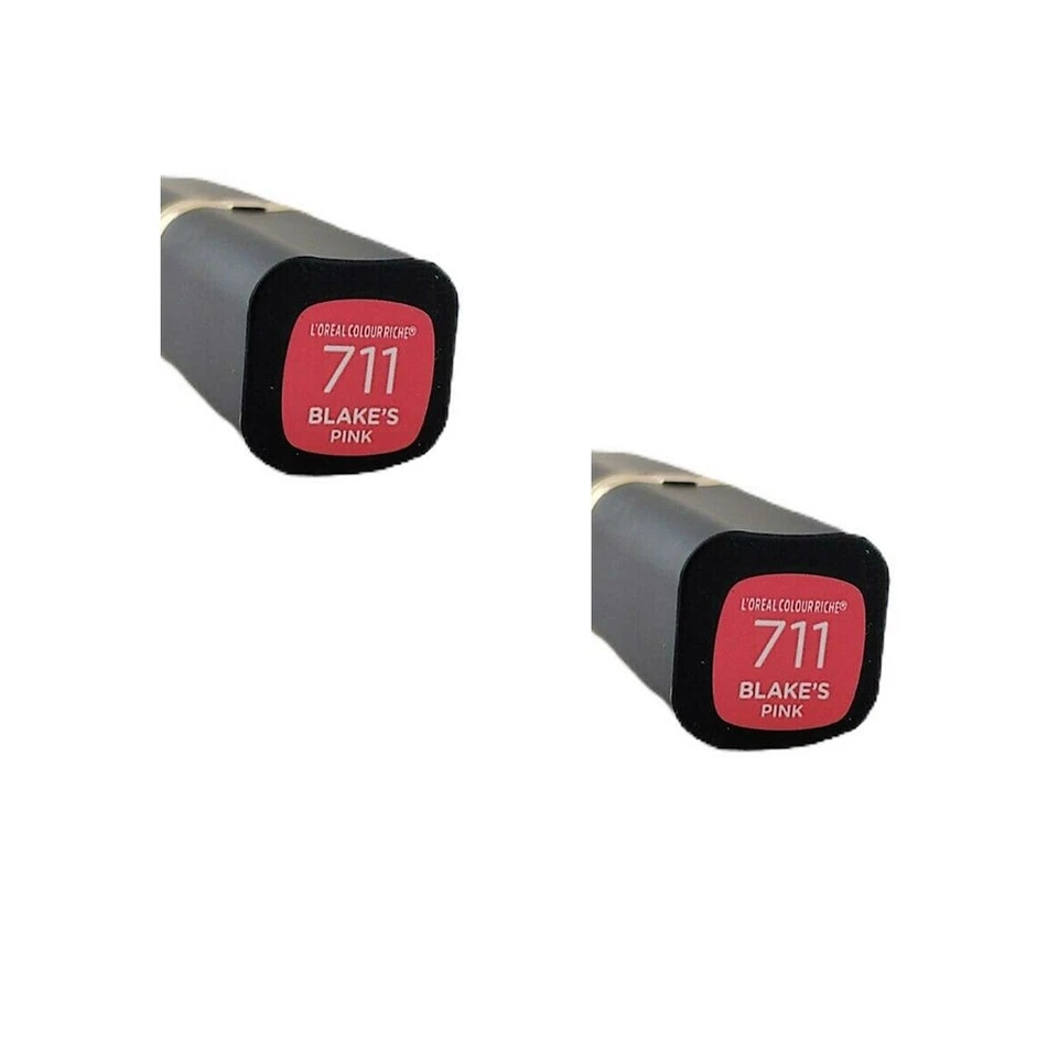Pack of 2 L'Oreal Colour Riche Collection Exclusive Lipstick, Blake's Pink 711 - Image 3 of 4
