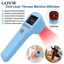 Handheld Laser Therapy Device for Acute Chronic Pain & Wound Care 650nm 808nm 