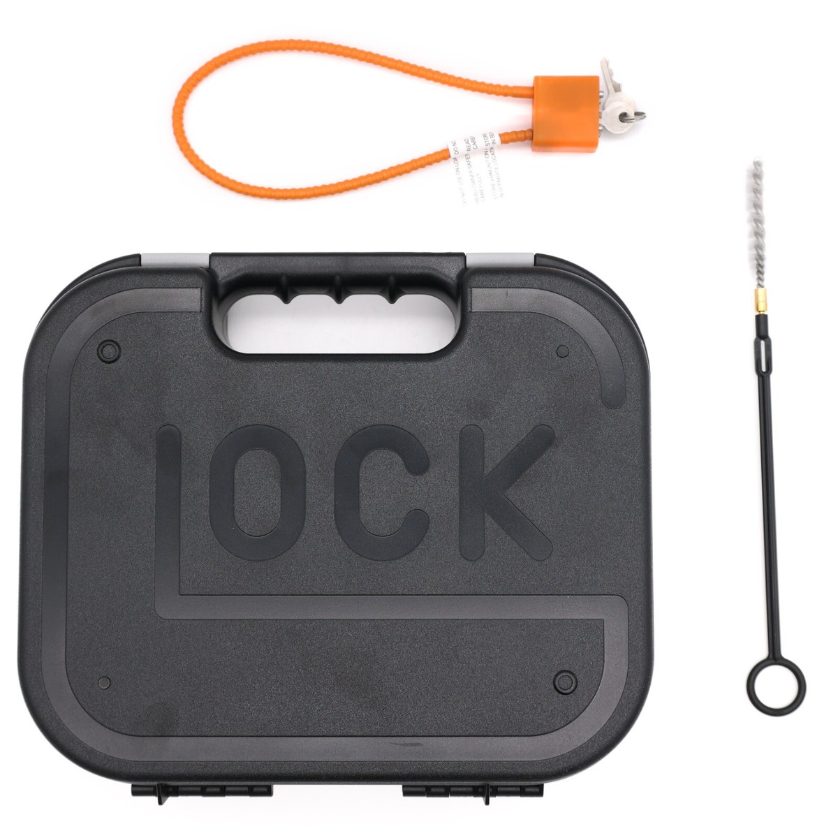 Glock OEM Gun Case w/ Accessories-Cleaning brush, lock and