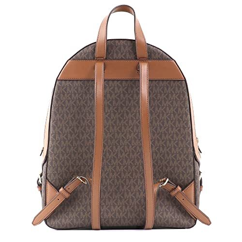 KORS バックパック アイボリー/ブラウン Michael Kors JAYCEE LARGE LOGO BACKPACK 35S2G8TB7B