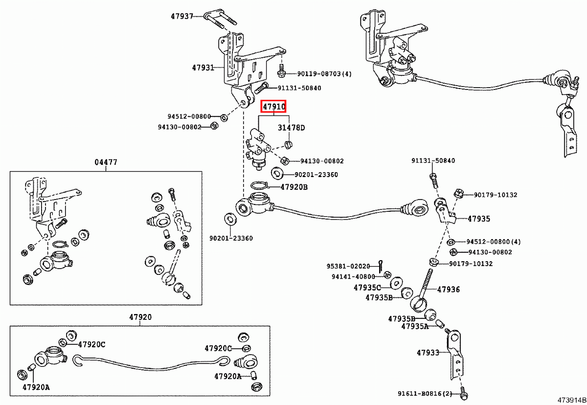 Genuine LandCruiser 80 Series 1FZ F 1HD T Brake Load Sensing