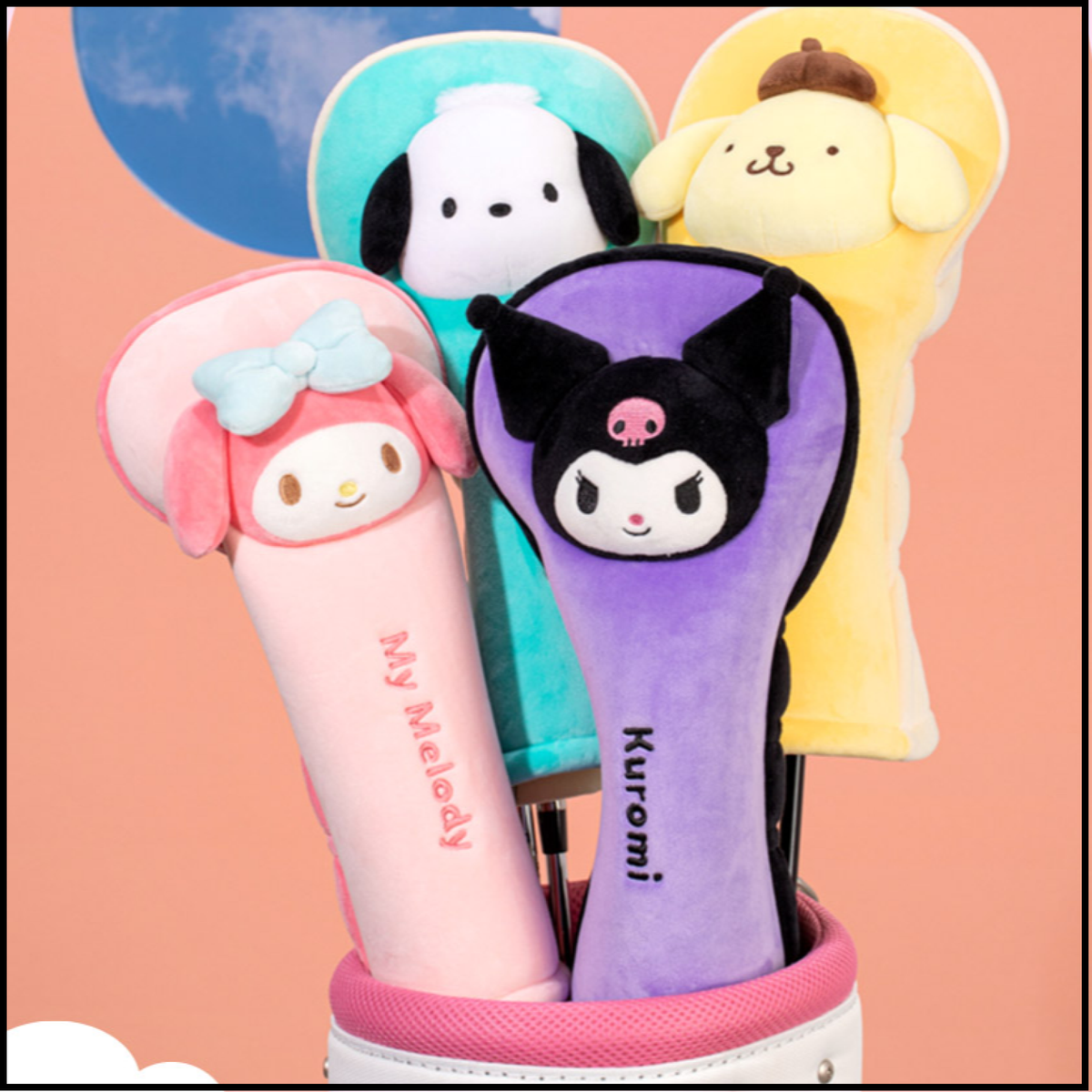Sanrio ] SANRIO Characters Golf Driver Head Cover Simple Type