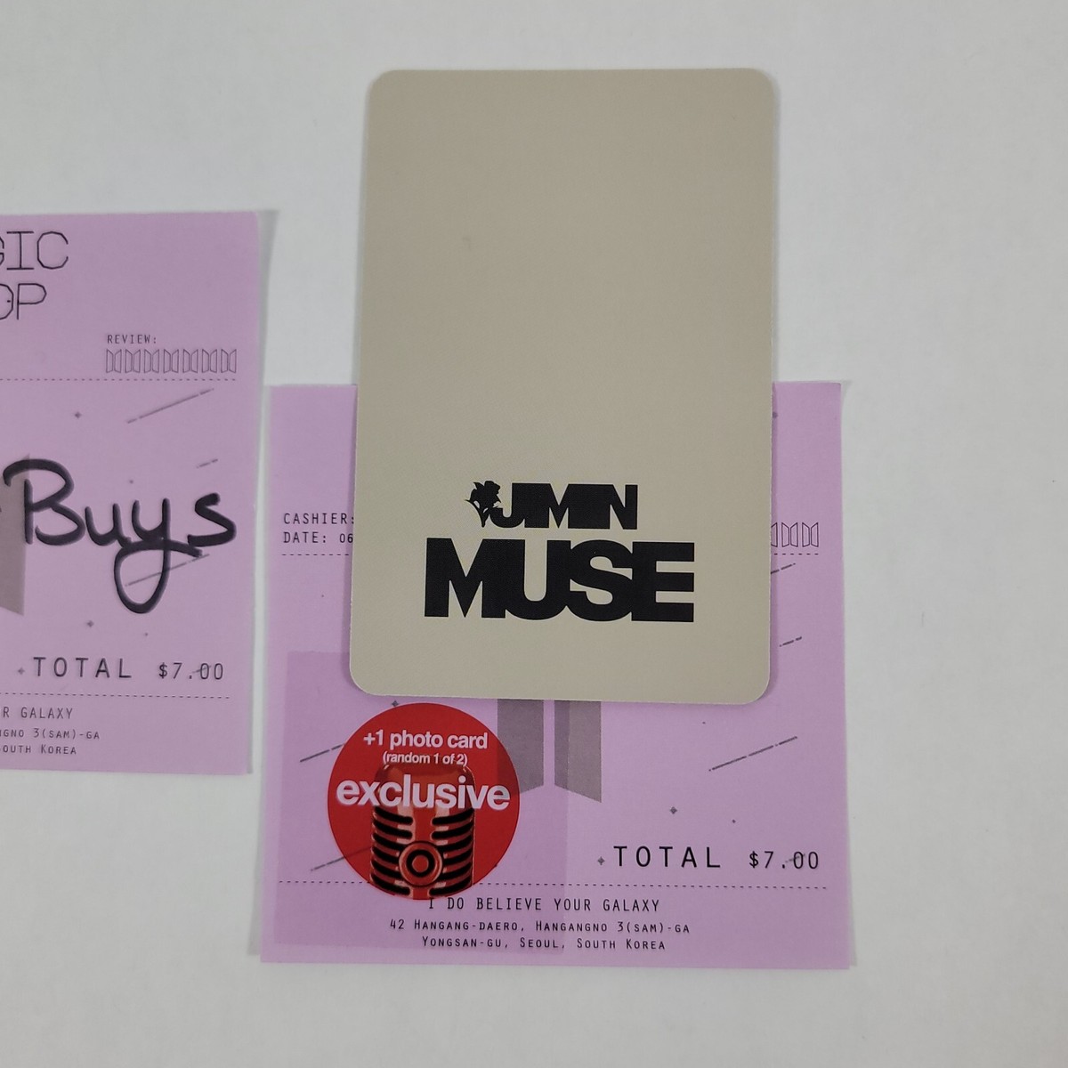 BTS Jimin MUSE Album Photocard US PC Version 2 Target