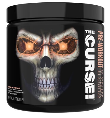 JNX The Curse! Peach Rings 250g / 50 serv 08/24 + Samples