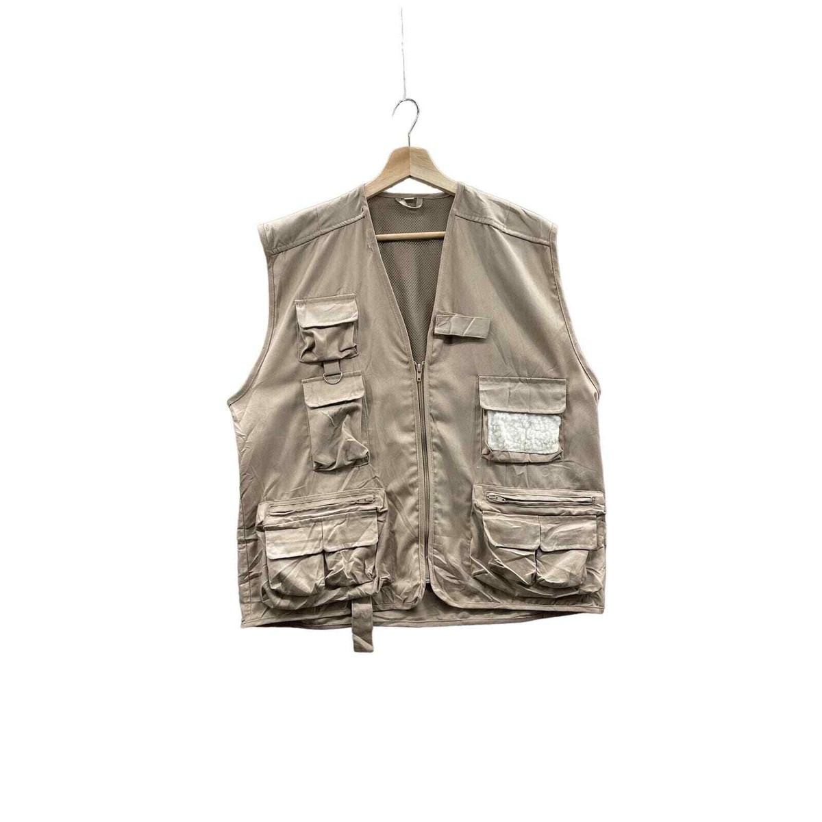 90’s vintage Dead stock Huntting Vest Vintage 1990's Men's Tan Fishing Utility Hunting Vest Size Medium