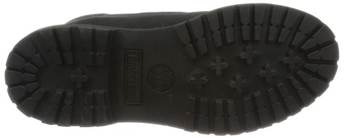 Timberland 6 Inch Premium Black Black Womens Leather Boots - Picture 5 of 7