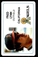 1981 PERMA-GRAPHIC SUPERSTAR CREDIT CARDS (125- PREFIX) #125-020 FRED LYNN