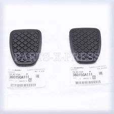 OEM GENUINE SUBARU OUTBACK IMPREZA BAJA BRAKE & CLUTCH RUBBER PEDAL PADS - 2 PC