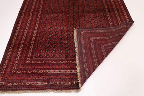 7 x 10 ft Bokhara Red Area Rug Afghan Hand Knotted Bedroom Rug living Room Rug - Picture 12 of 13
