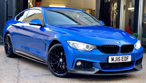 BMW 4 SERIES F32 F33 F36 FRONT SPLITTER LIP DIFFUSER GLOSS BLACK M PERFORMANCE - Picture 8 of 15