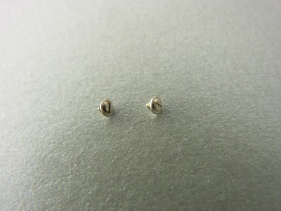 ROLEX Schrauben für Uhrwerk cal 1530 1570 1575 7896 2 Stück screws for movement 