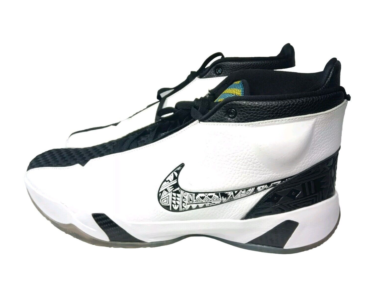 Nike Zoom Heritage N7 Tinker Hatfield Mens White Basketball Sneakers  US 8.5 Mens Size 10.5 - Nike Zoom Heritage N7 Tinker Hatfield  main image 2