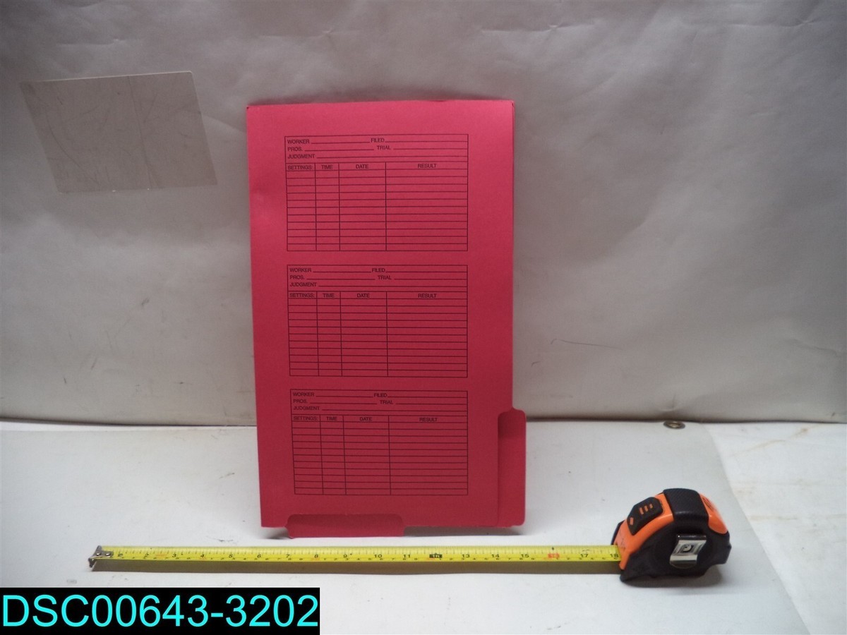 QTY=200: RED Criminal Case File Folders | eBay