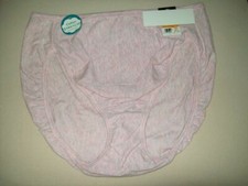 NWT VANITY FAIR ILLUMINATION COTTON POLY SPDX HI-CUT PANTIES 13315 PETLPNK 7 / L