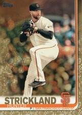 #153 Hunter Strickland San Francisco Giants Gold 964/2019 2019 Topps Series 1 Ba