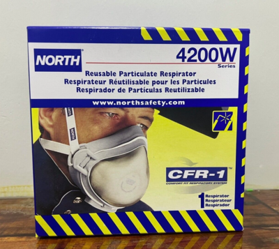 #ad #ad North 4200W Resable Particulate Respirator w Welding Screen $10.99