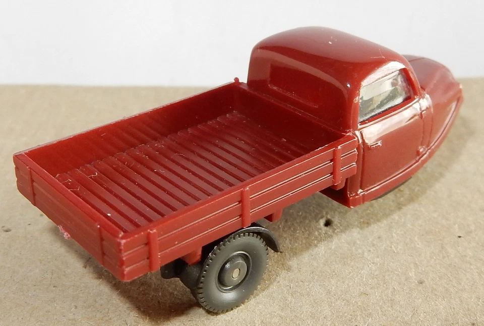 Micro WIKING Ho 1/87 Goli Triciclo Rosso Fuoco #330 No. Box - Immagine 2 di 3