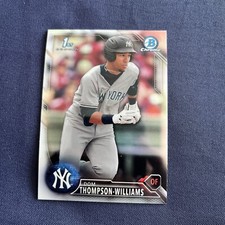 2016 Bowman  Draft Chrome Refractor DOM THOMPSON-WILLIAMS RC YANKEES #BDC-23