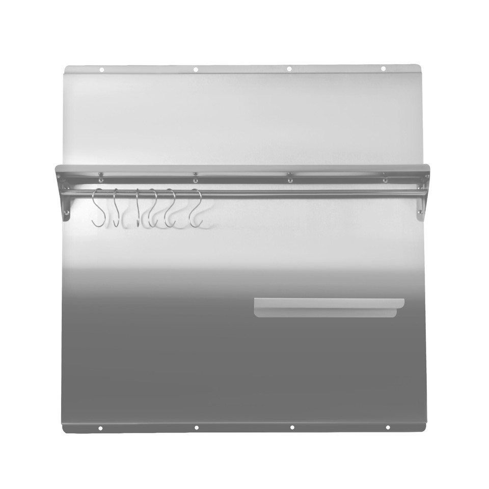 30"x30.7 inch Stainless Steel Kitchen Backsplash Range Hood Wall